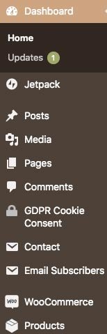 Como criar um site: menu WordPress. Como criar um site: menu WordPress.